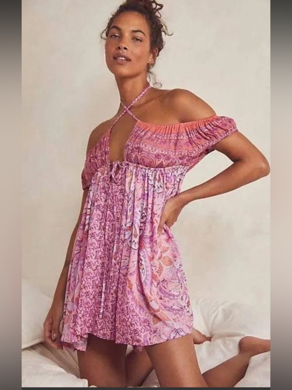 Intimately by Free People dress in coral - Picture 2 of 11